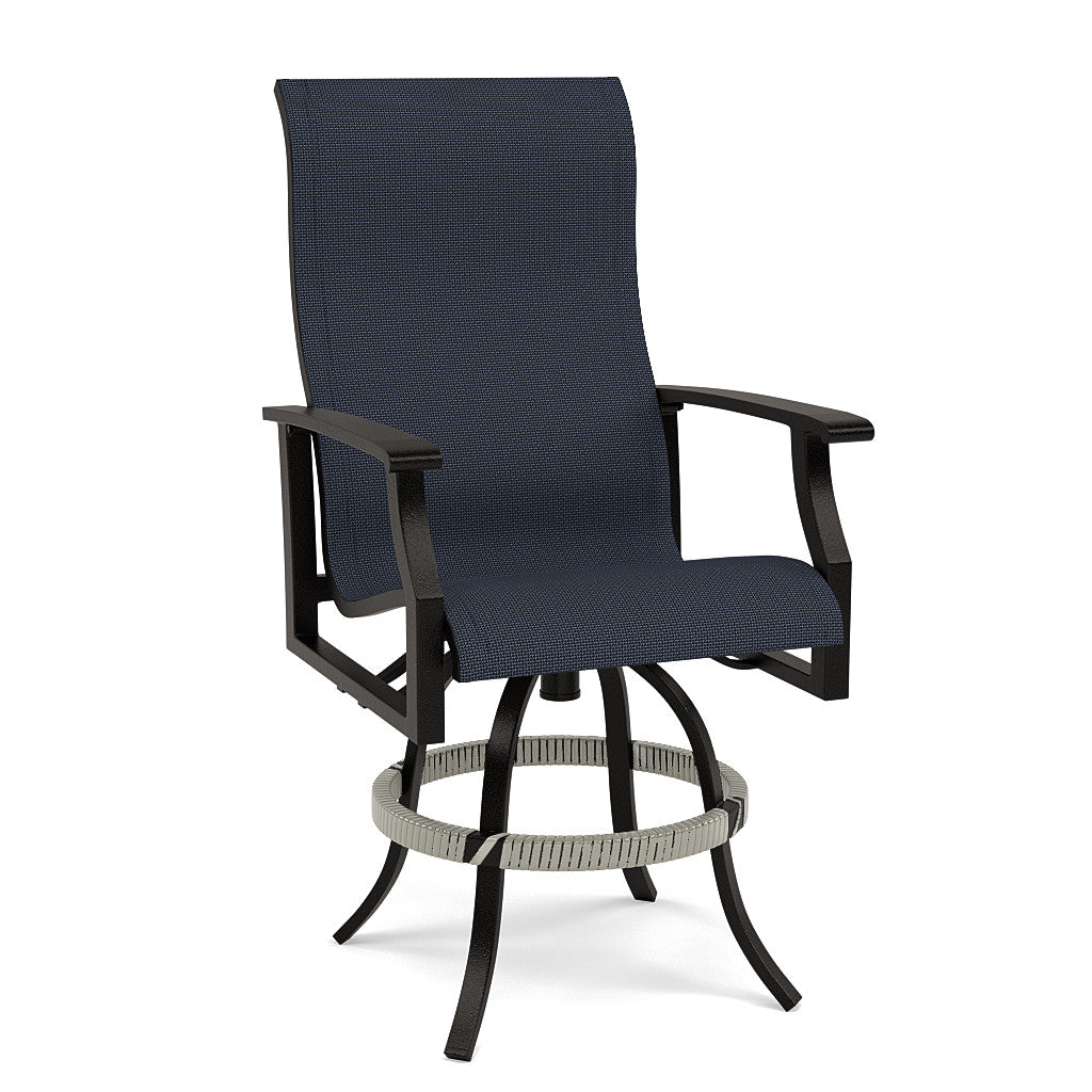 Newport Sling Swivel Balcony Barstool