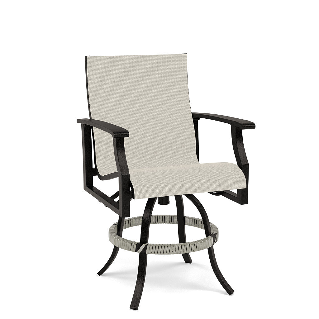 Newport Sling Swivel Balcony Barstool