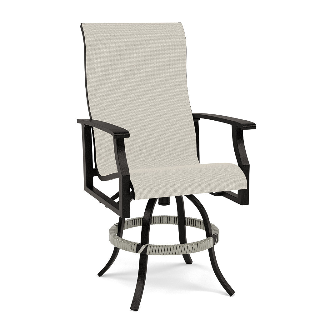 Newport Sling Swivel Balcony Barstool