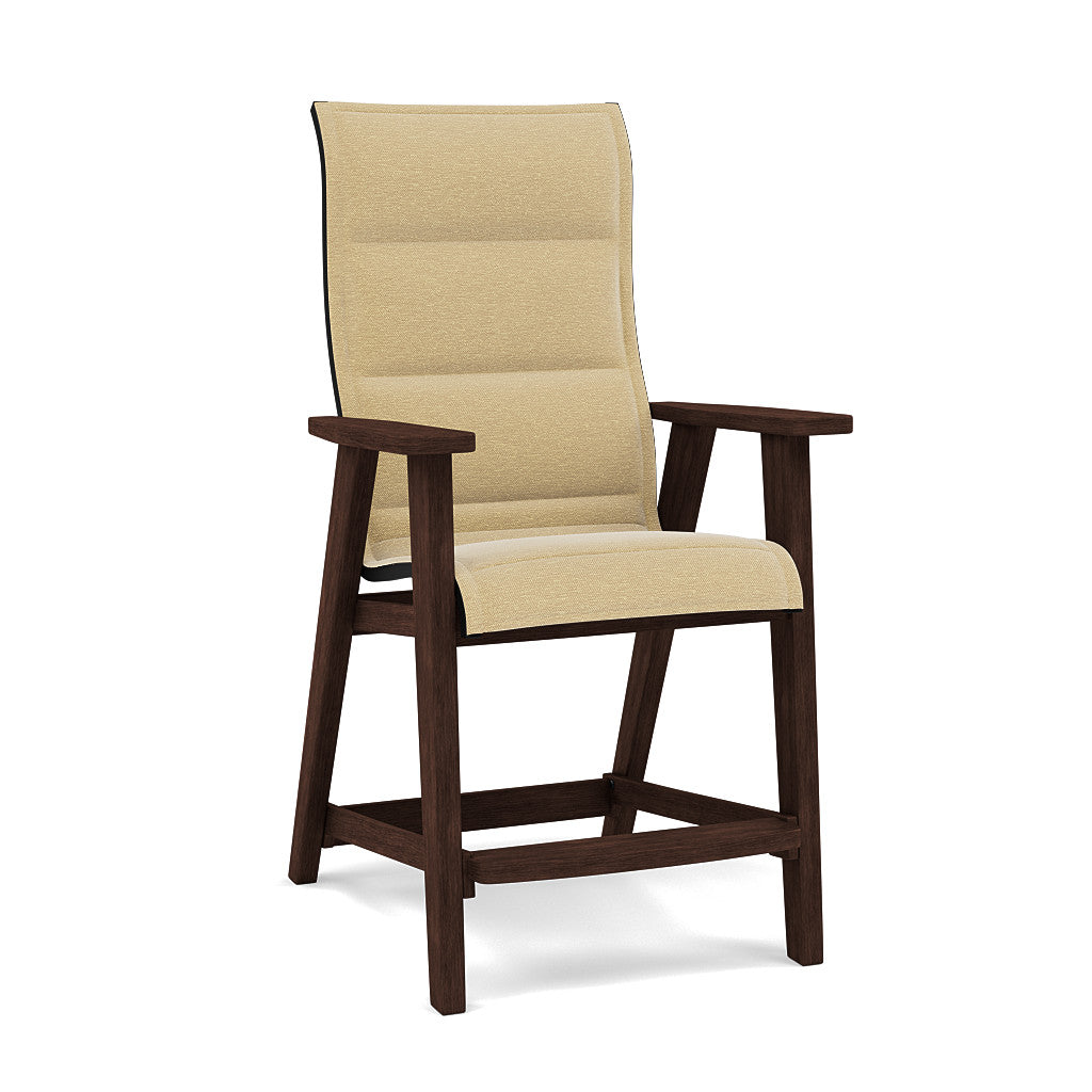 Patriot High Back Padded Sling Balcony Barstool