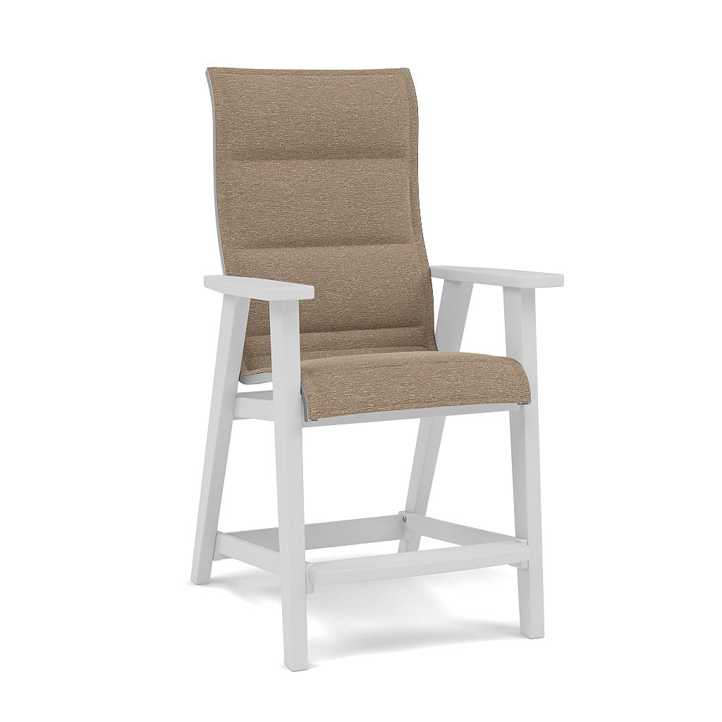 Patriot High Back Padded Sling Balcony Barstool