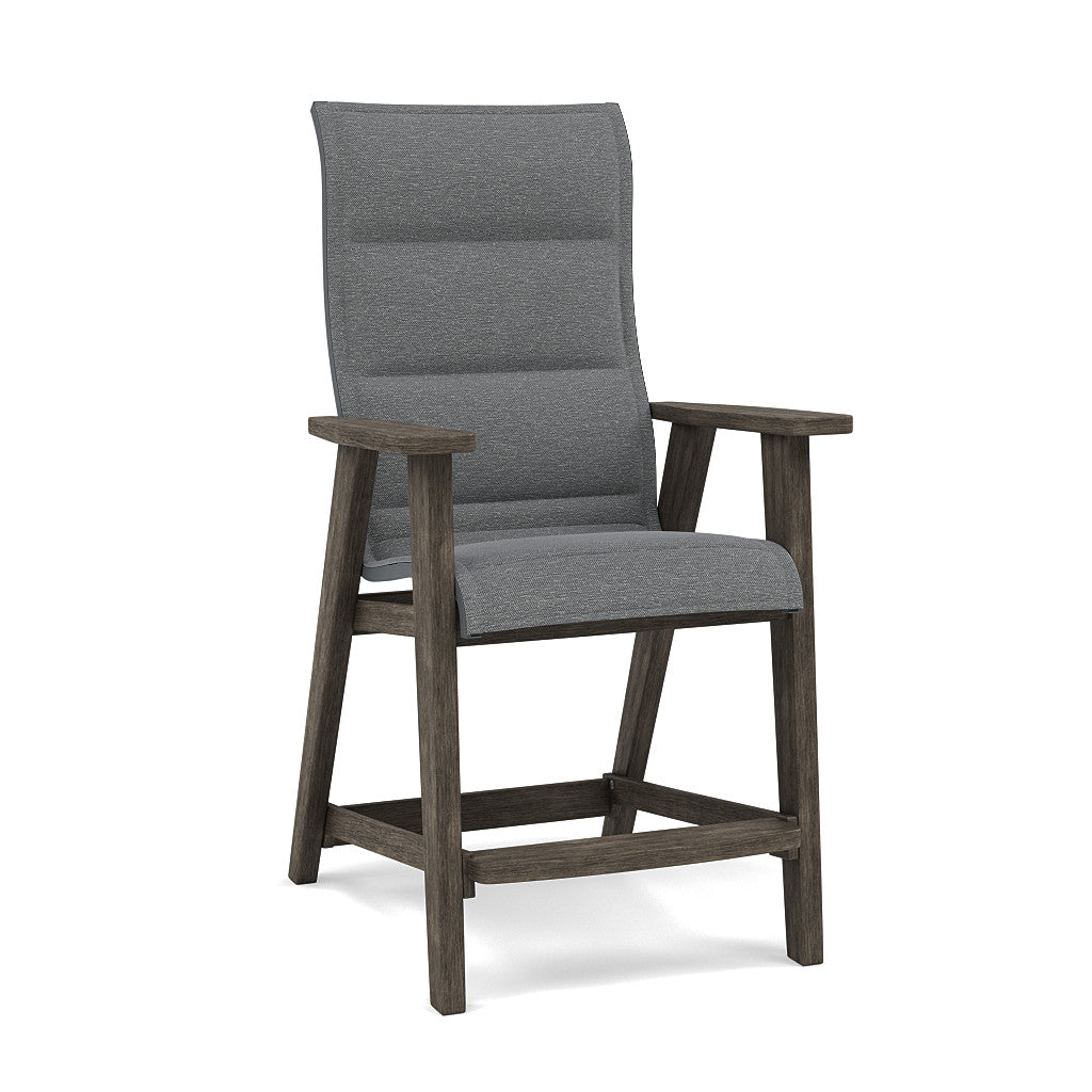 Patriot High Back Padded Sling Balcony Barstool