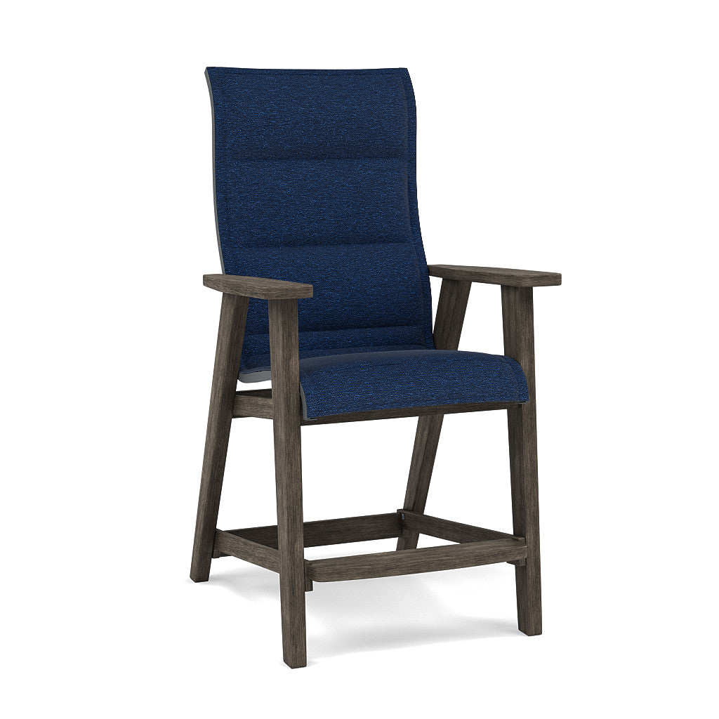 Patriot High Back Padded Sling Balcony Barstool