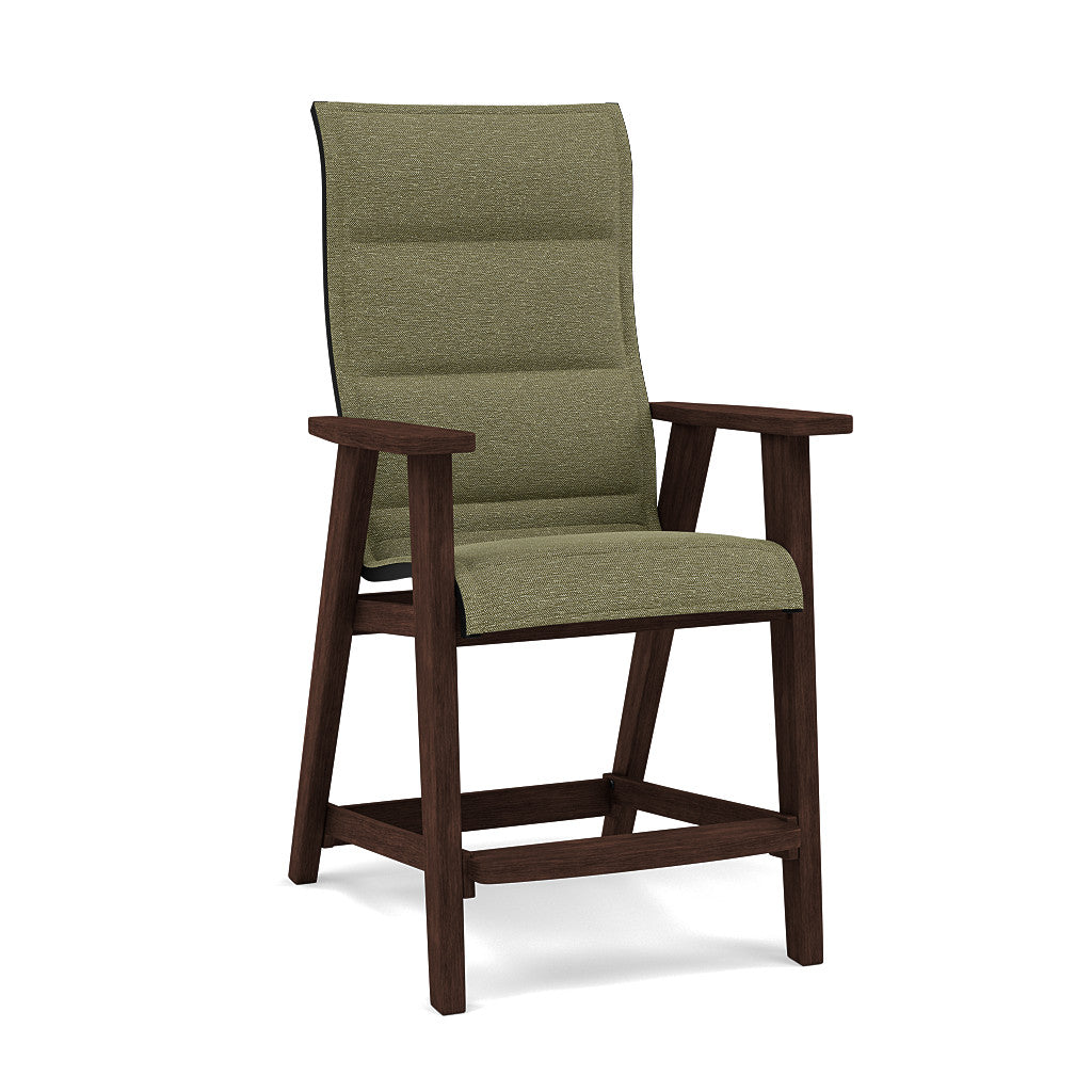 Patriot High Back Padded Sling Balcony Barstool