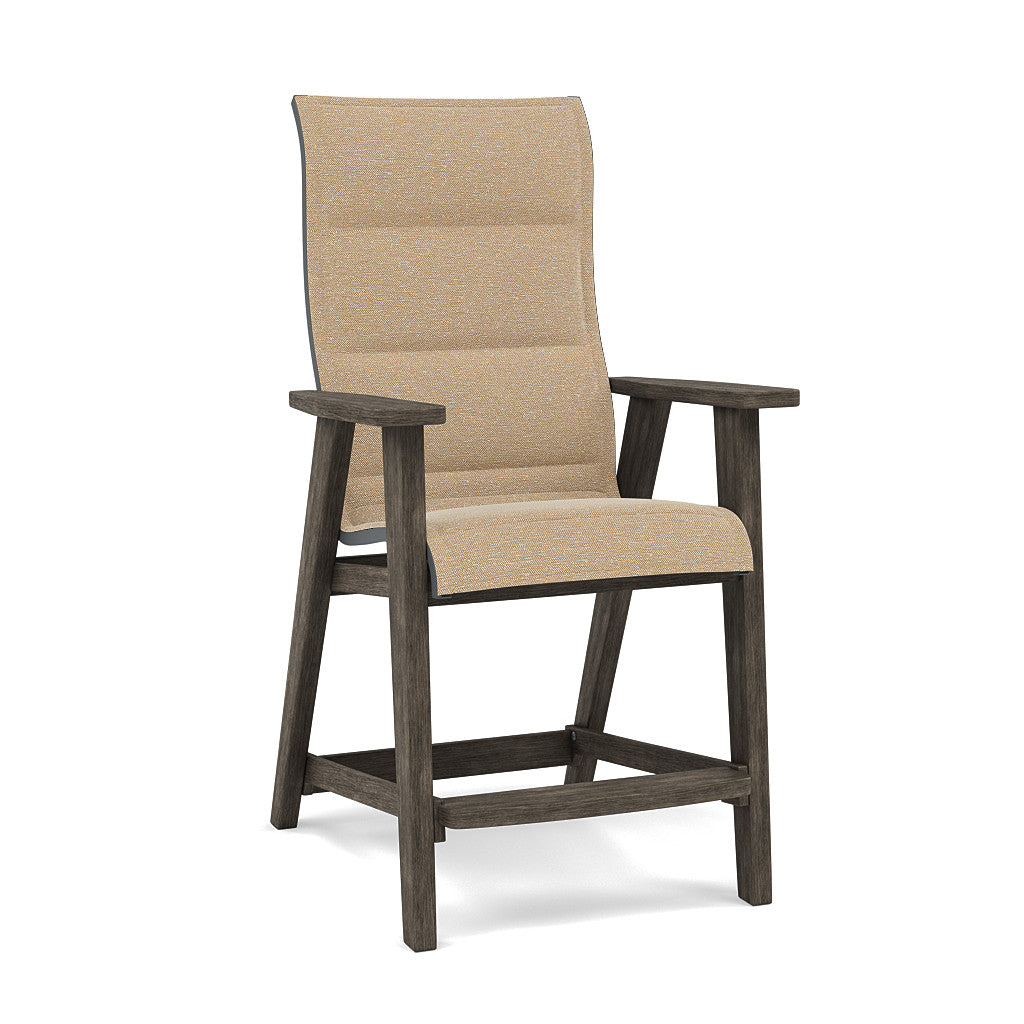 Patriot High Back Padded Sling Balcony Barstool