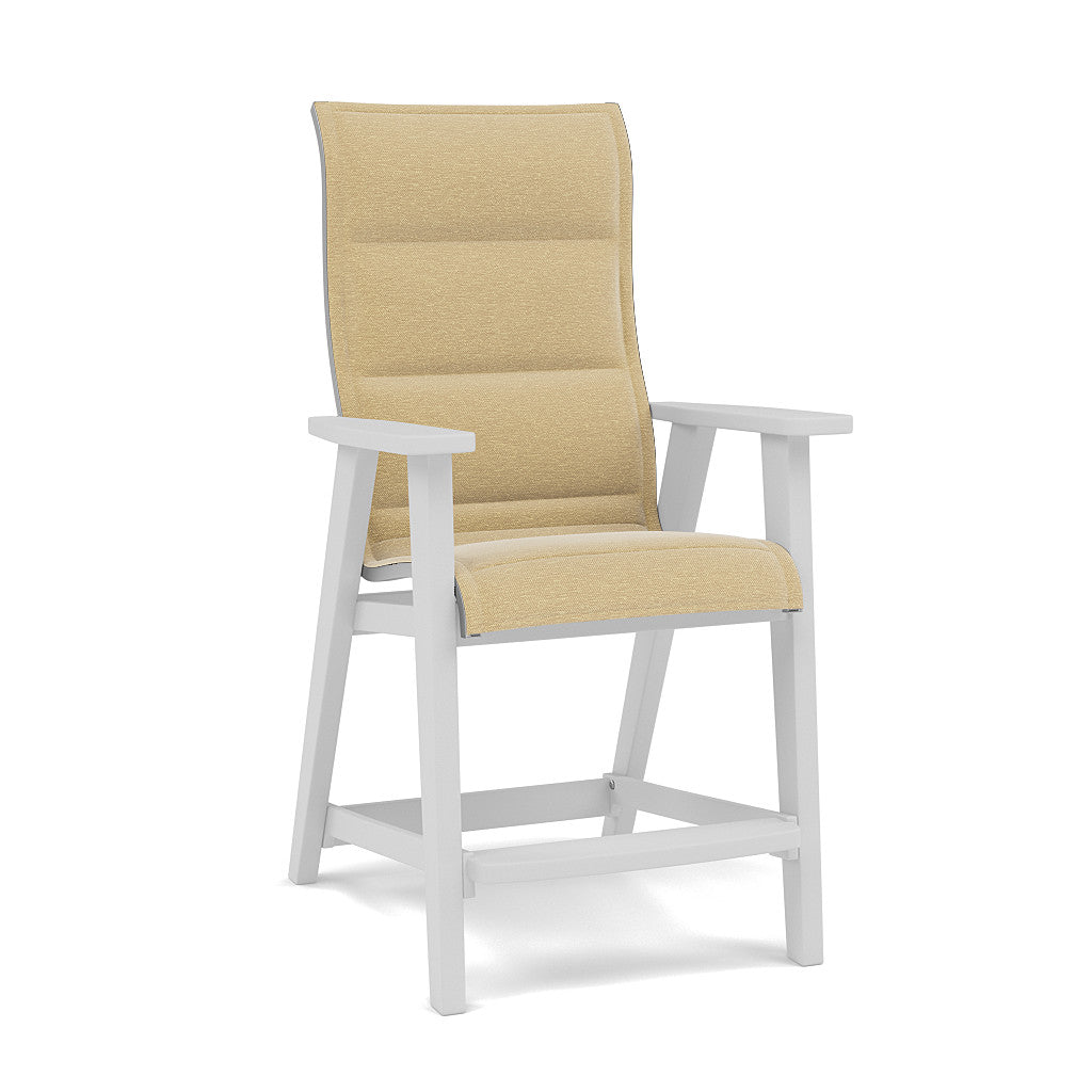 Patriot High Back Padded Sling Balcony Barstool