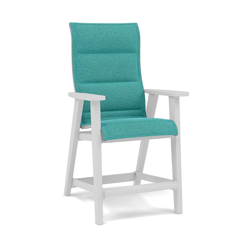 Patriot High Back Padded Sling Balcony Barstool