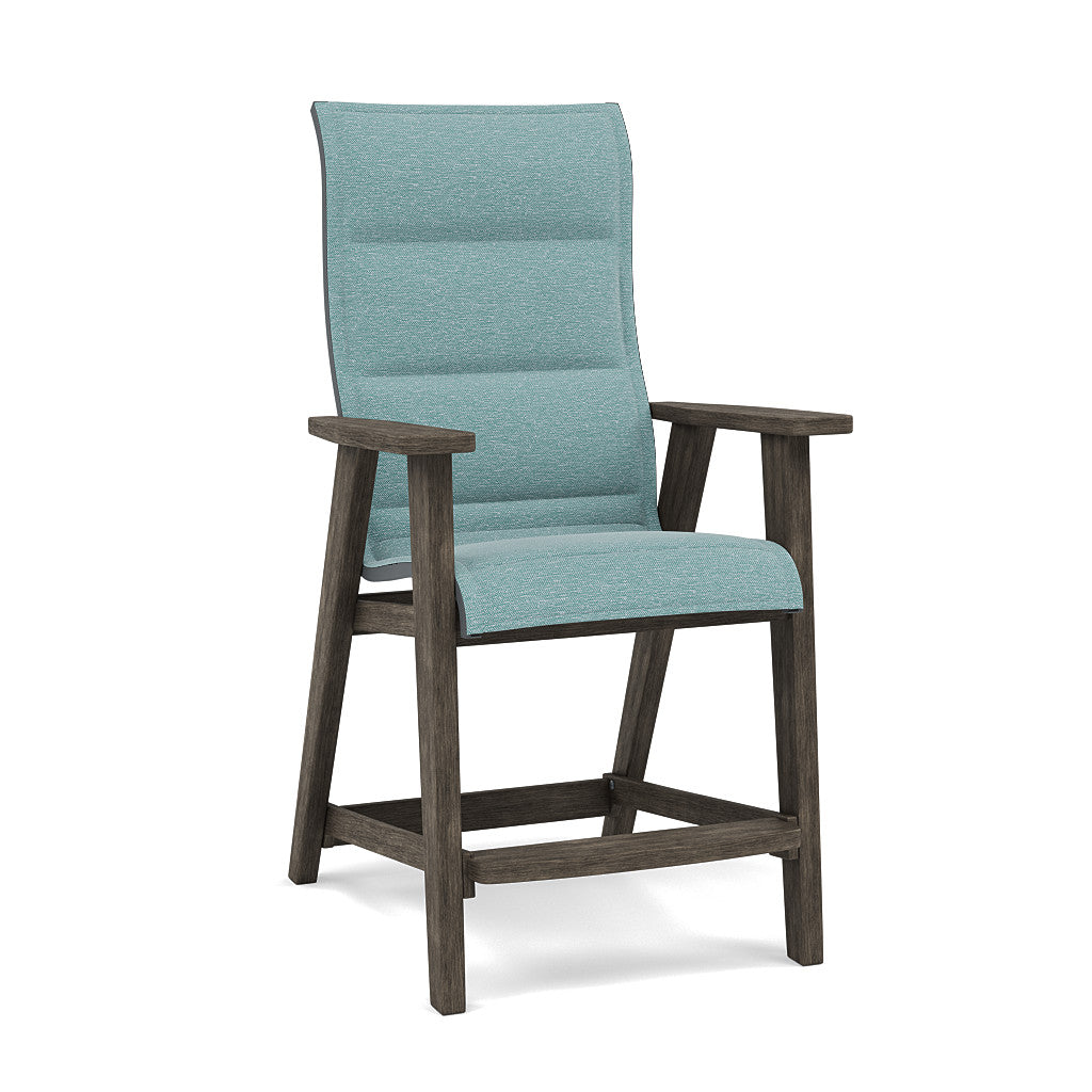 Patriot High Back Padded Sling Balcony Barstool