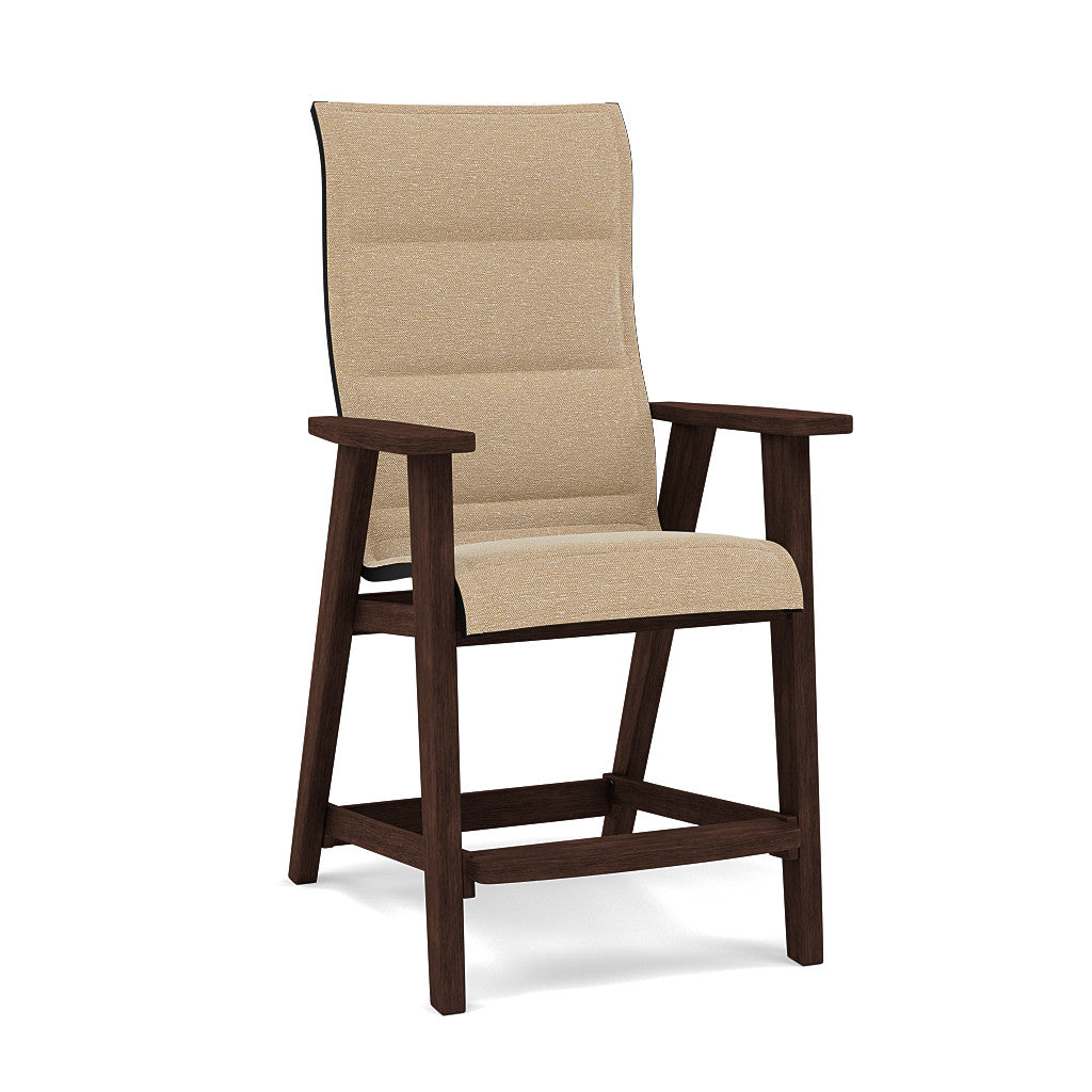 Patriot High Back Padded Sling Balcony Barstool