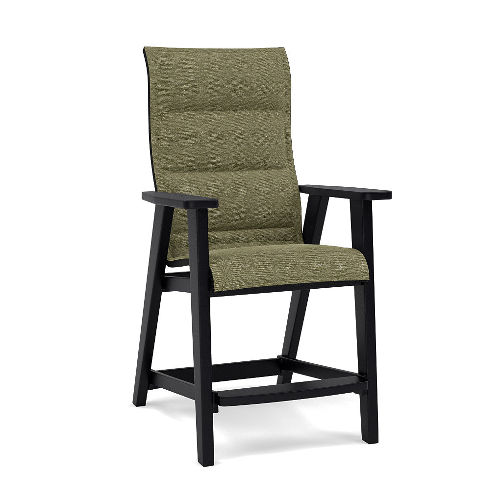 Patriot High Back Padded Sling Balcony Barstool