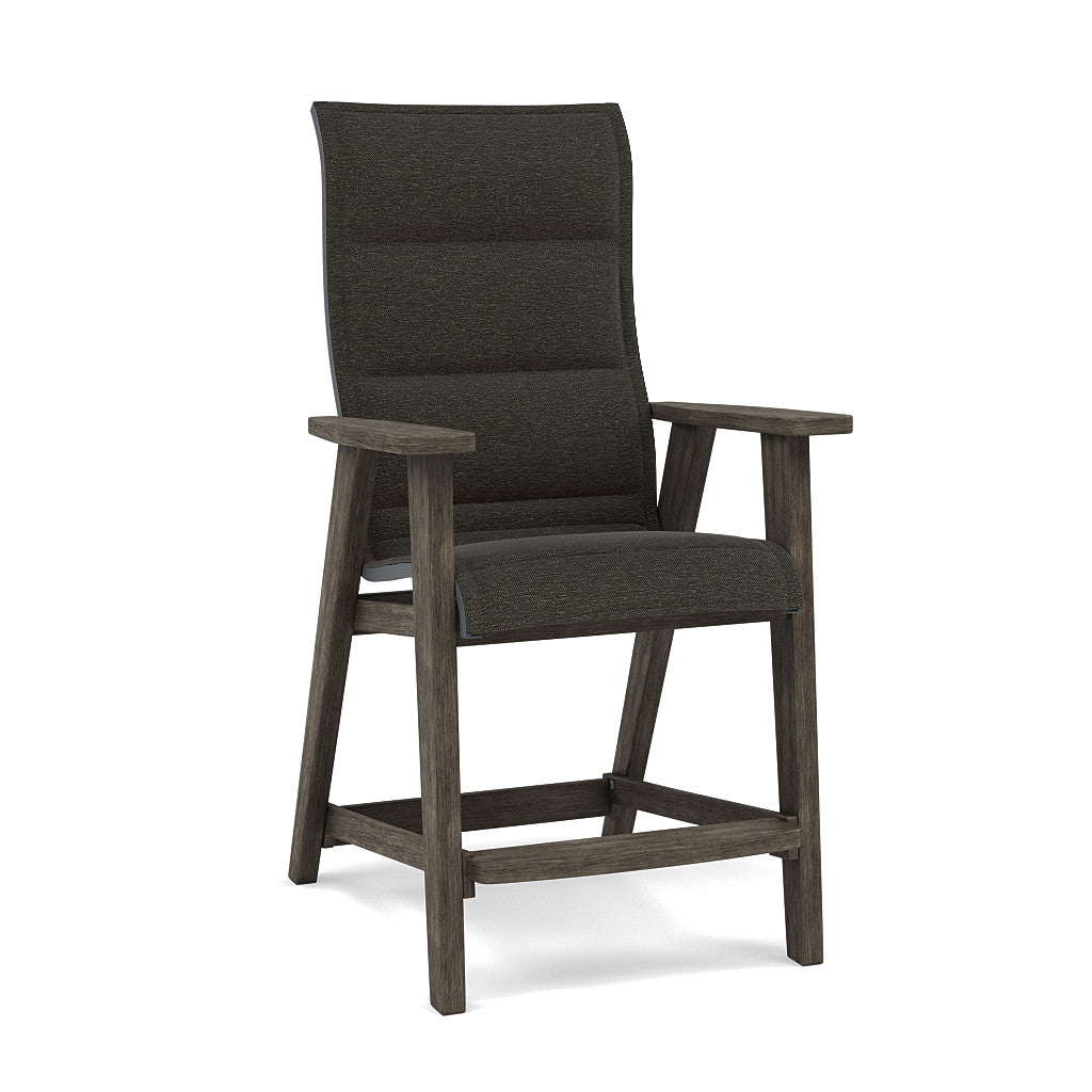 Patriot High Back Padded Sling Balcony Barstool