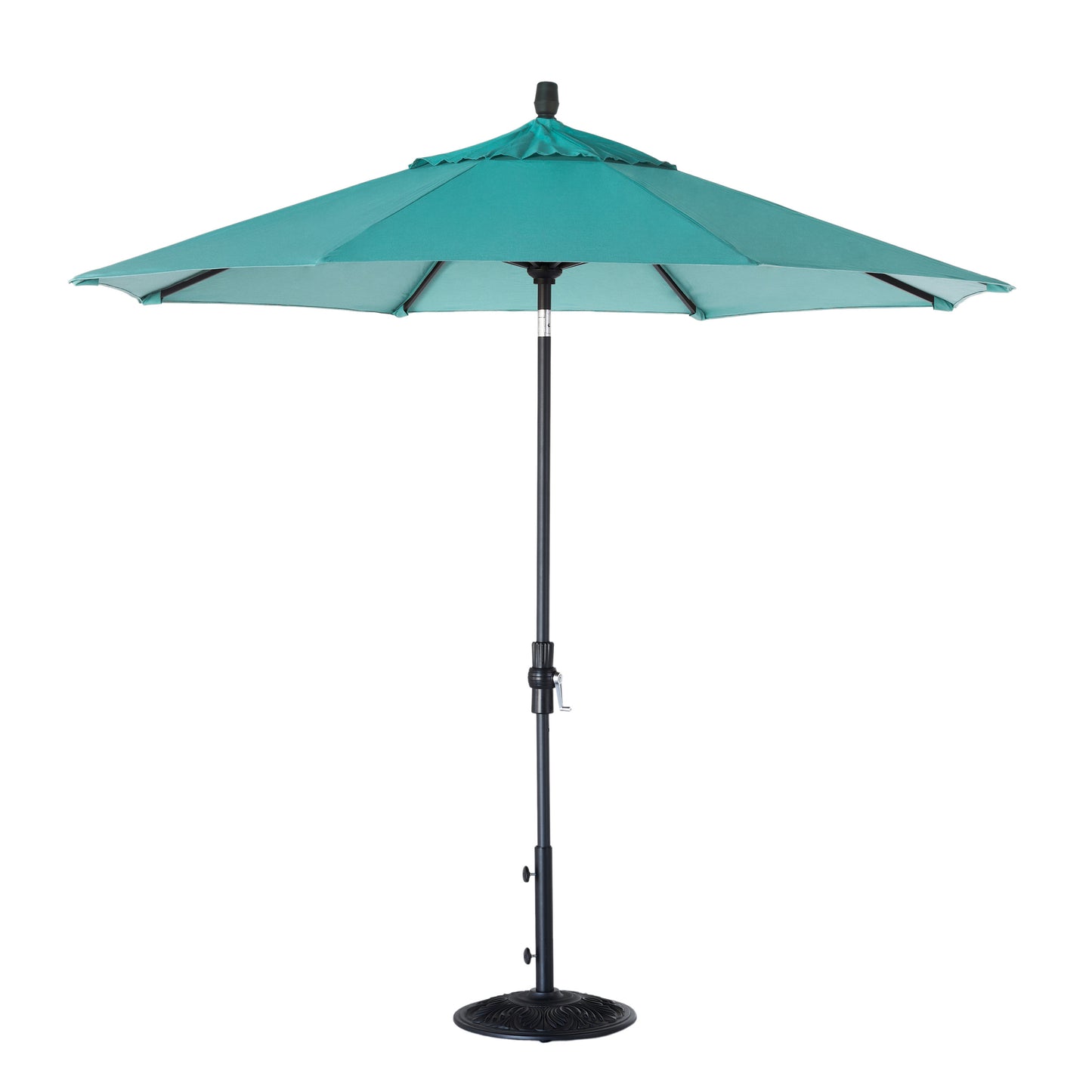 9' Collar Tilt Treasure Garden Market Umbrella with Black finish