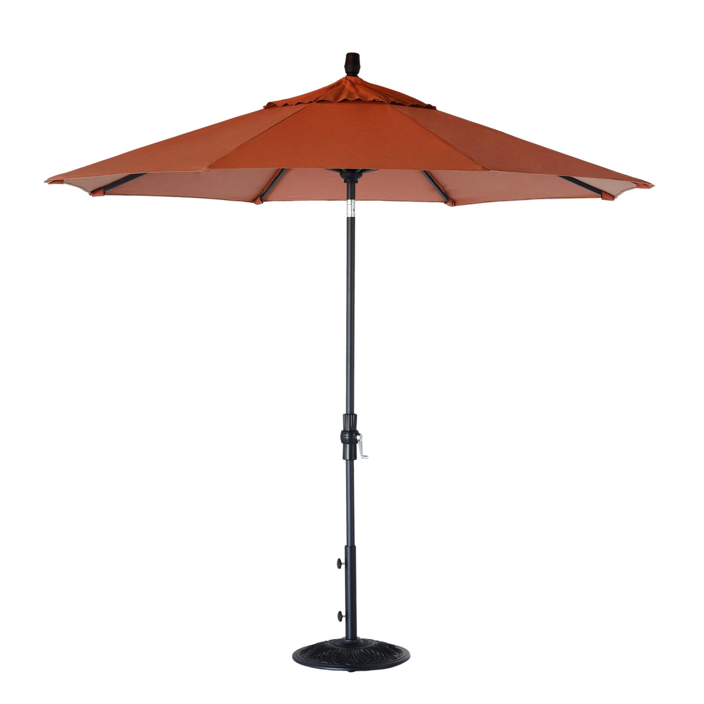 9' Collar Tilt Treasure Garden Market Umbrella with Black finish