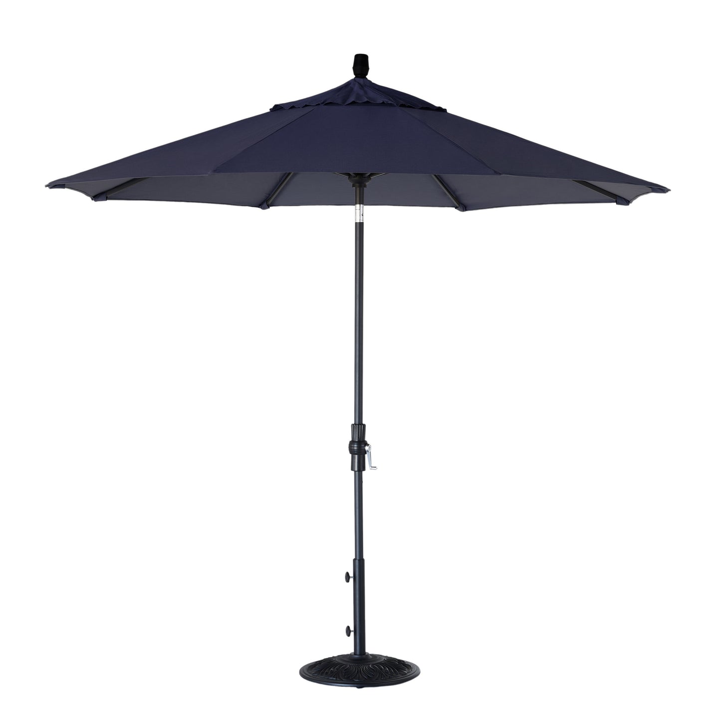 9' Collar Tilt Treasure Garden Market Umbrella with Black finish