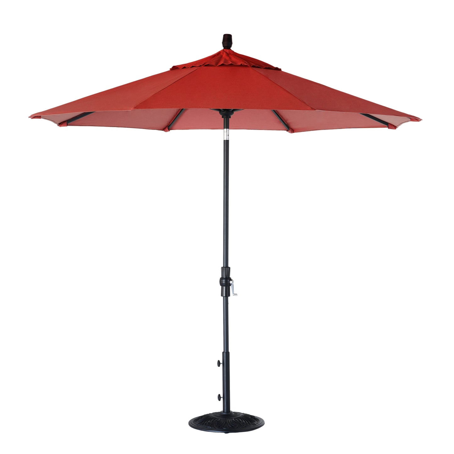 9' Collar Tilt Treasure Garden Market Umbrella with Black finish