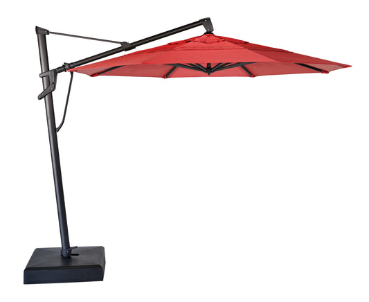 Red Stationary Umbrella