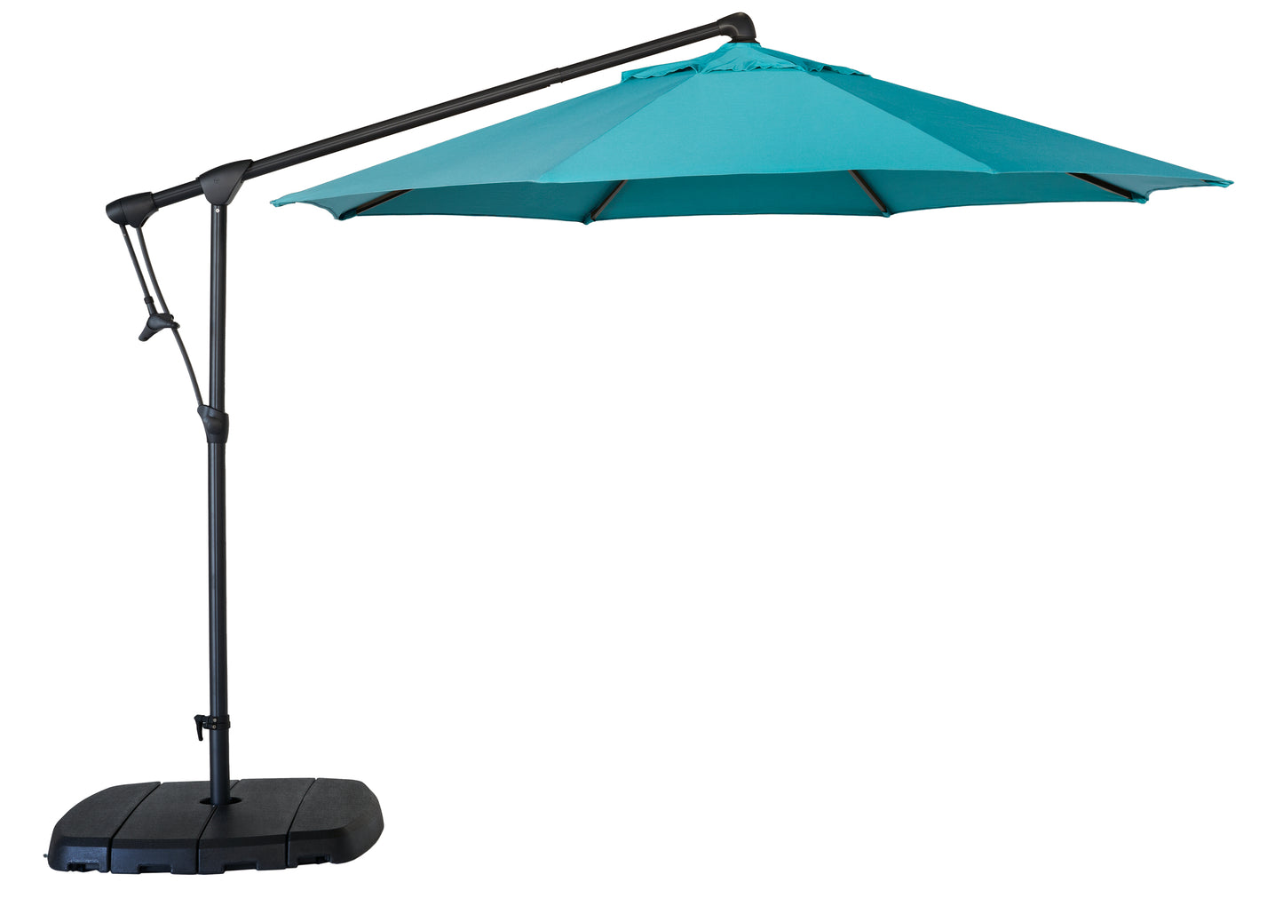 10' Treasure Garden Cantilever Umbrella with Black Frame