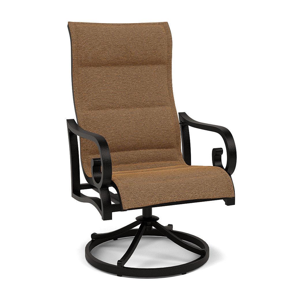 Rancho Padded Sling Swivel Dining Chair