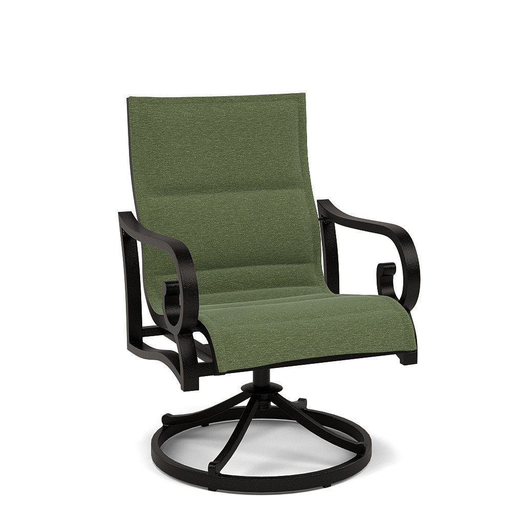 Rancho Padded Sling Swivel Dining Chair