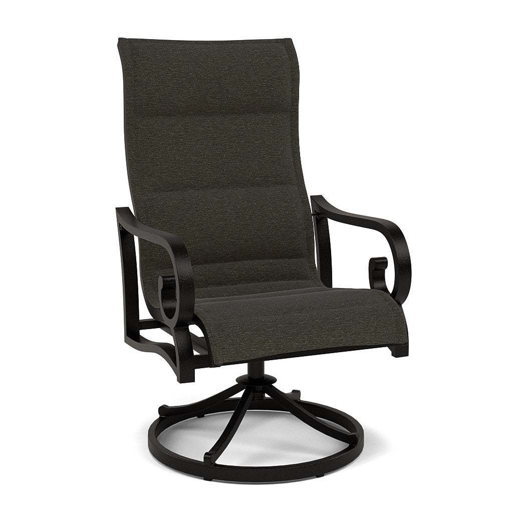 Rancho Padded Sling Swivel Dining Chair