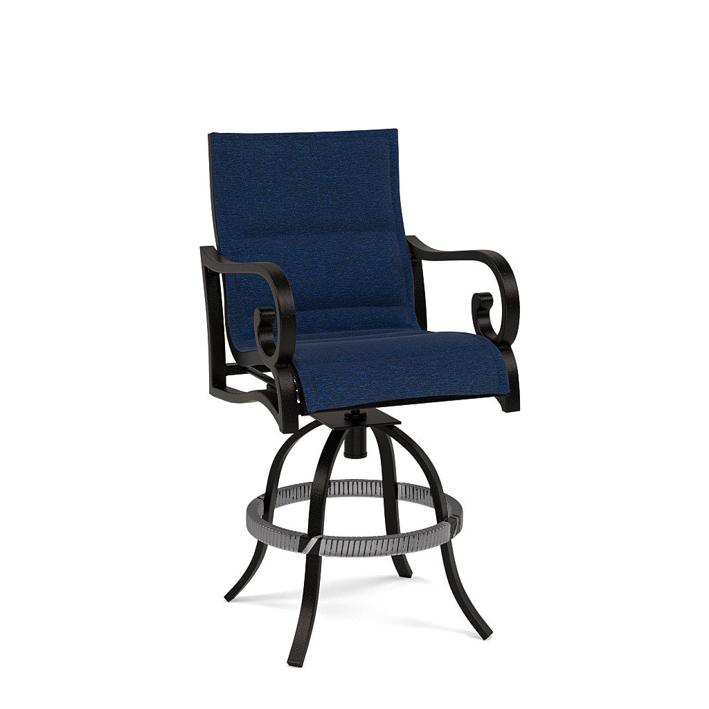 Rancho Padded Sling Swivel Balcony Chair
