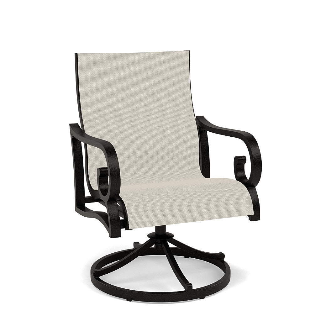 Rancho Sling Swivel Dining Chair