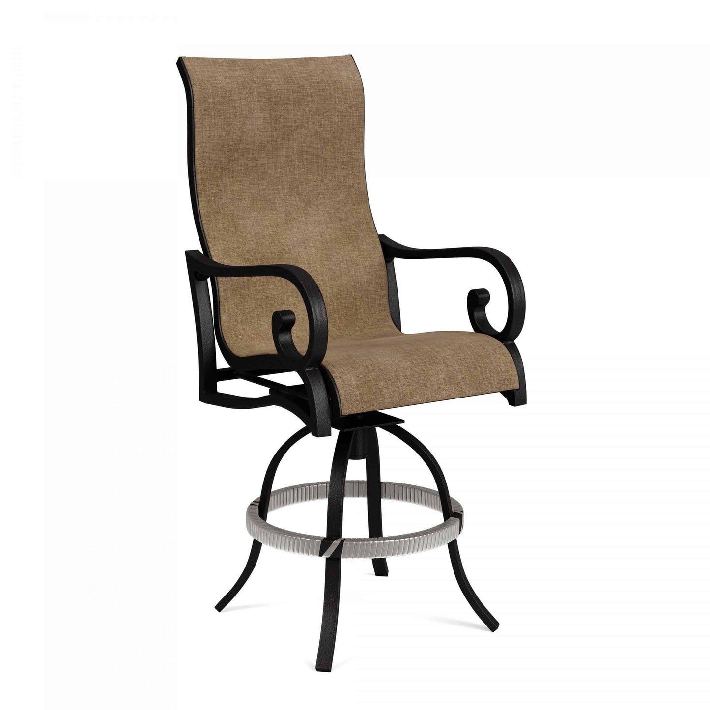 Rancho Sling Swivel Balcony Barstool