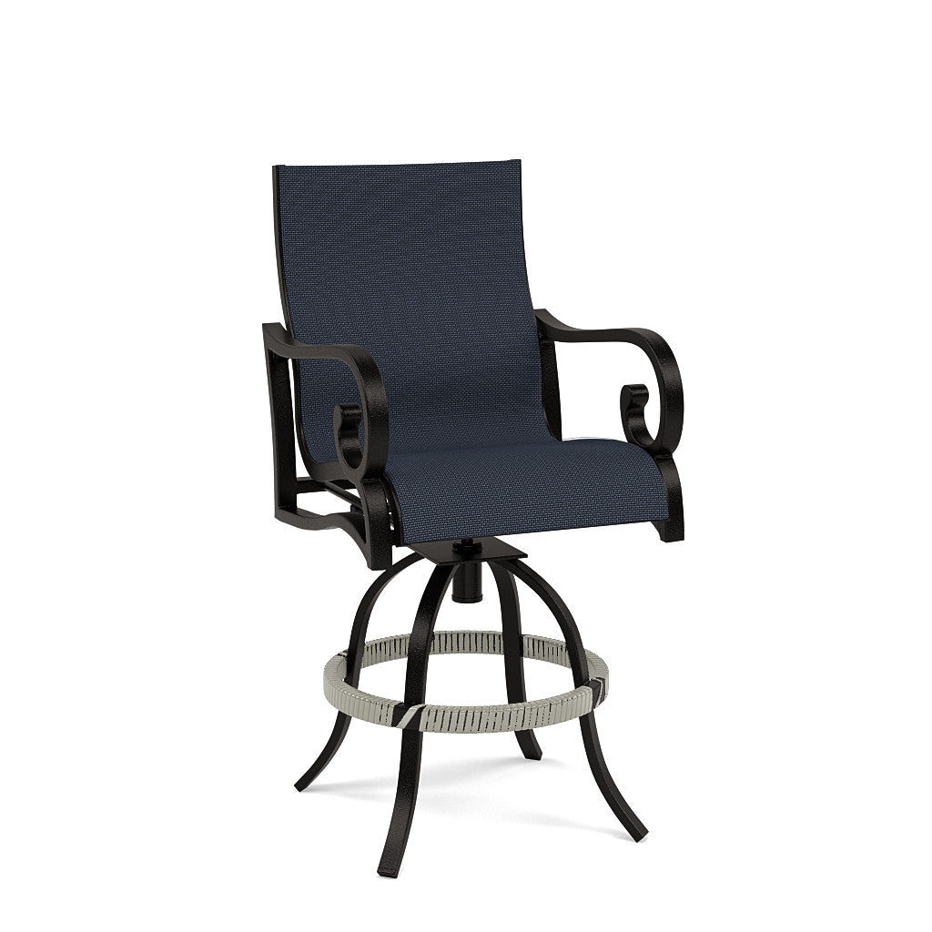 Rancho Sling Swivel Balcony Barstool