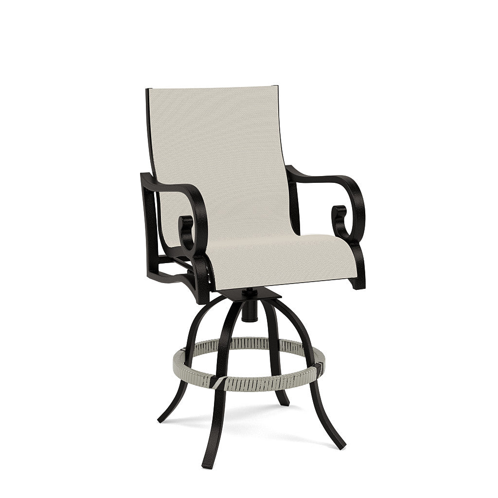 Rancho Sling Swivel Balcony Barstool