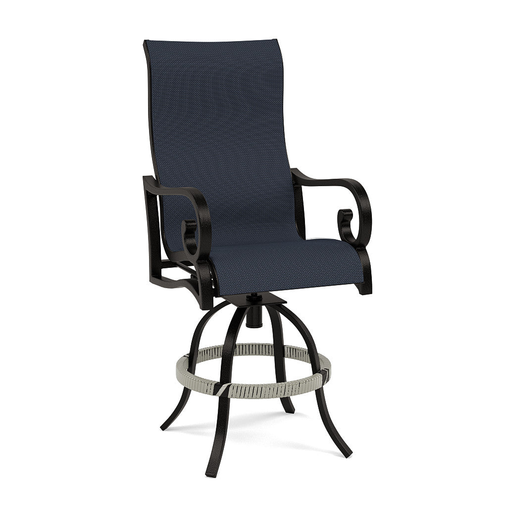 Rancho Sling Swivel Balcony Barstool