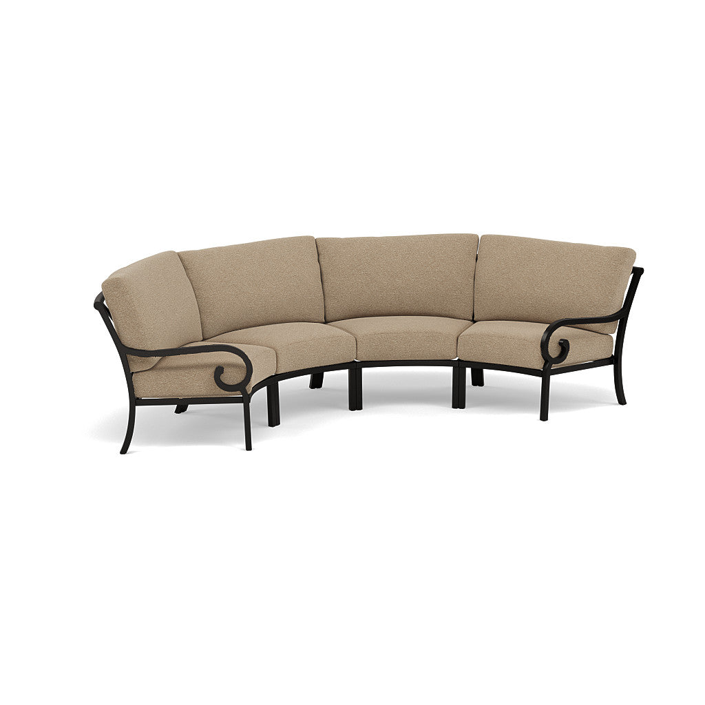 Rancho 4 Piece Curved Sectional