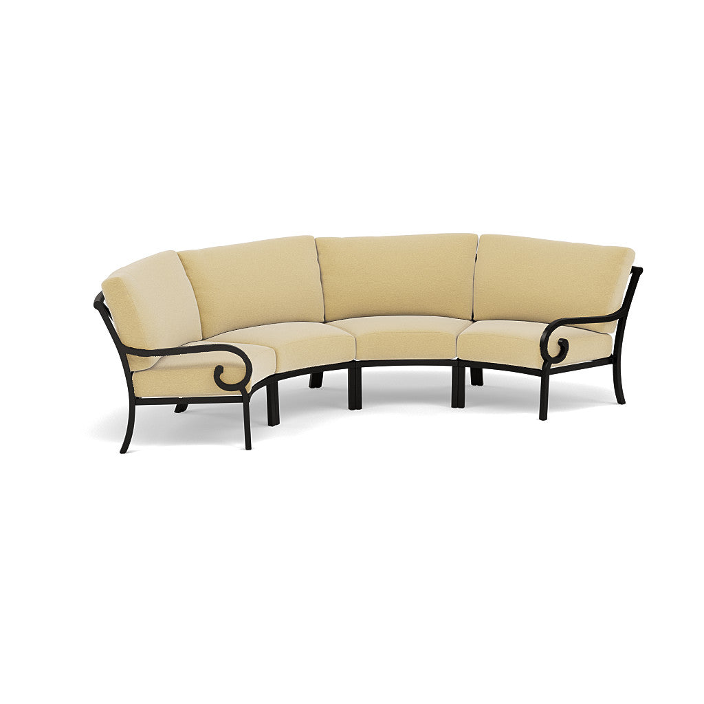 Rancho 4 Piece Curved Sectional