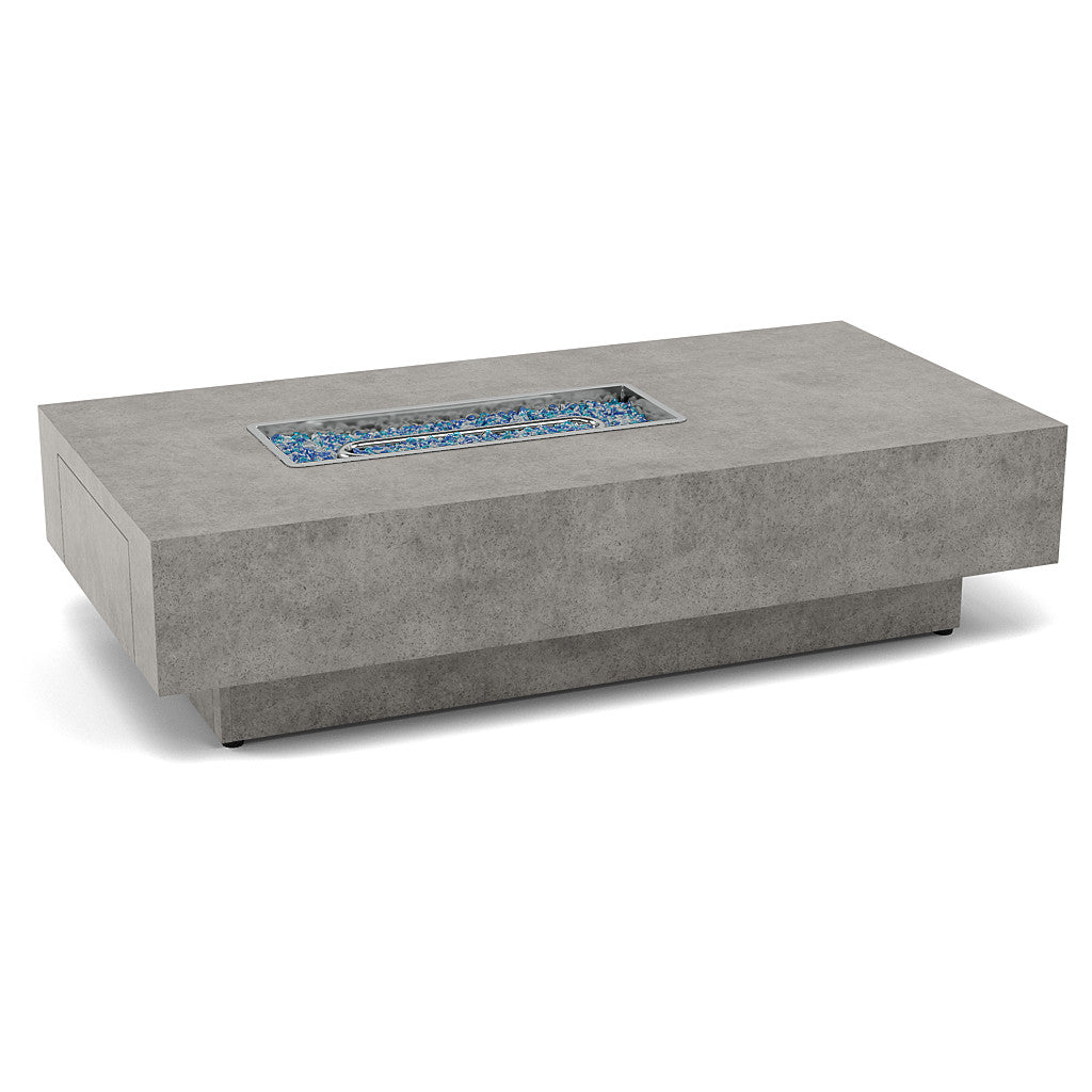 Rectangular Bodega Fire Pit Tables - Multiple Colors and Sizes
