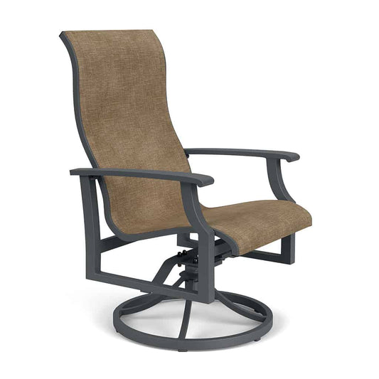 Rockport Sling Swivel Dining Chair
