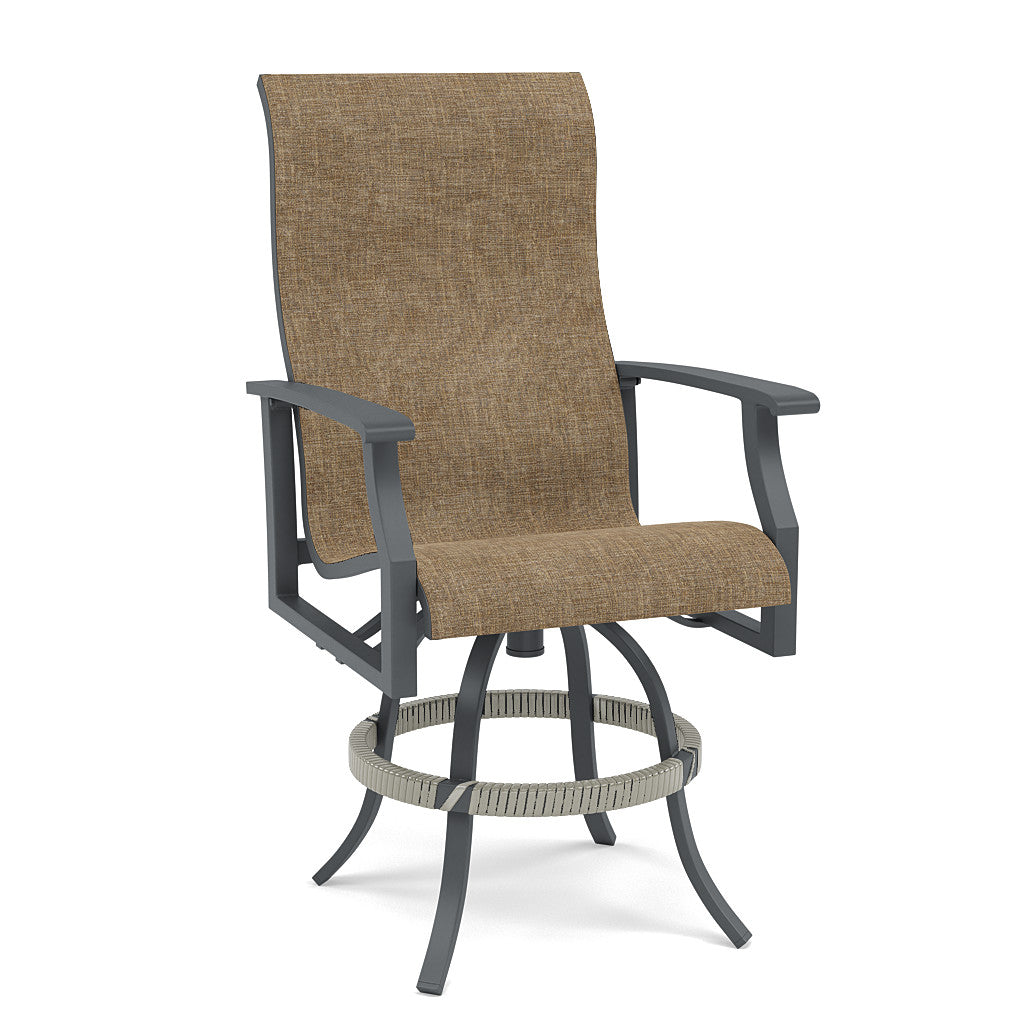 Rockport Sling Swivel Balcony Barstool
