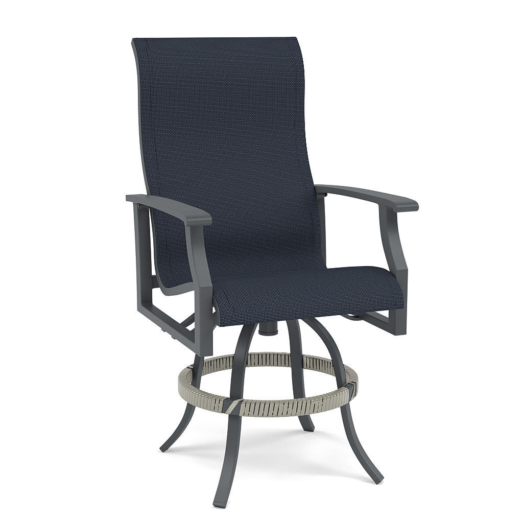 Rockport Sling Swivel Balcony Barstool