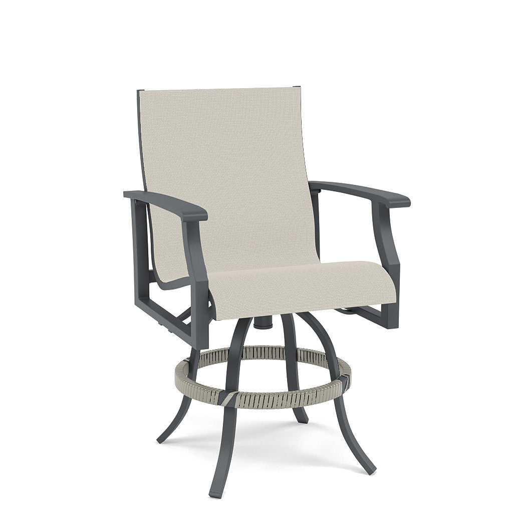 Rockport Sling Swivel Balcony Barstool