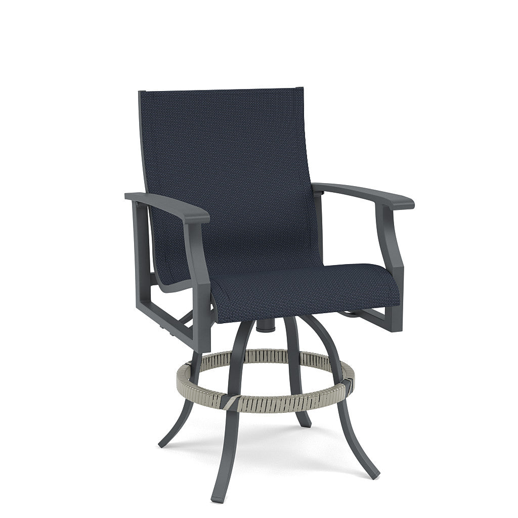 Rockport Sling Swivel Balcony Barstool