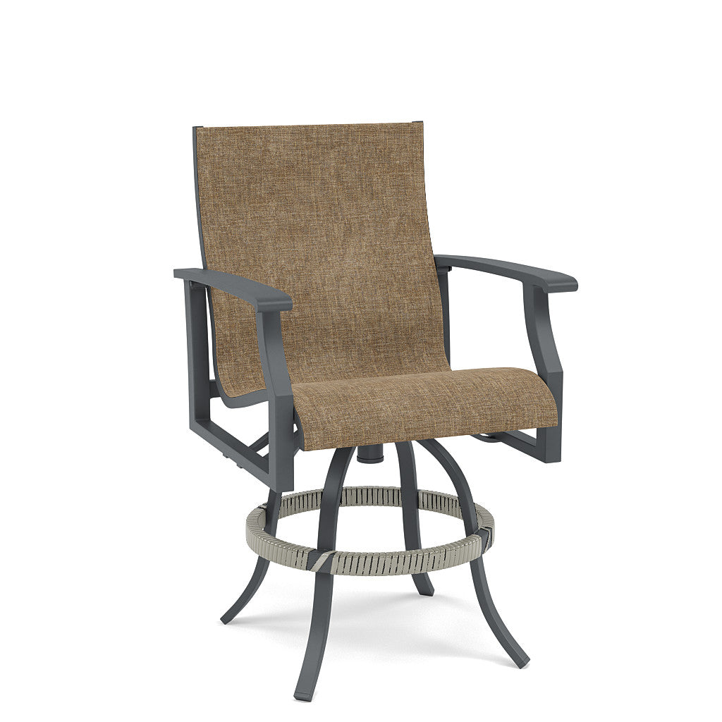 Rockport Sling Swivel Balcony Barstool