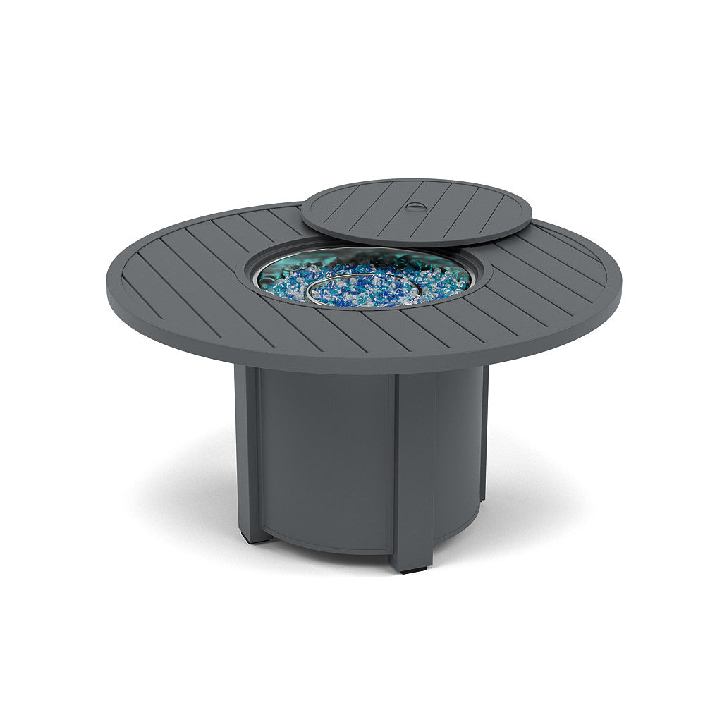 54" Round Dining Fire Pit Table - Multiple Colors and Top Patterns