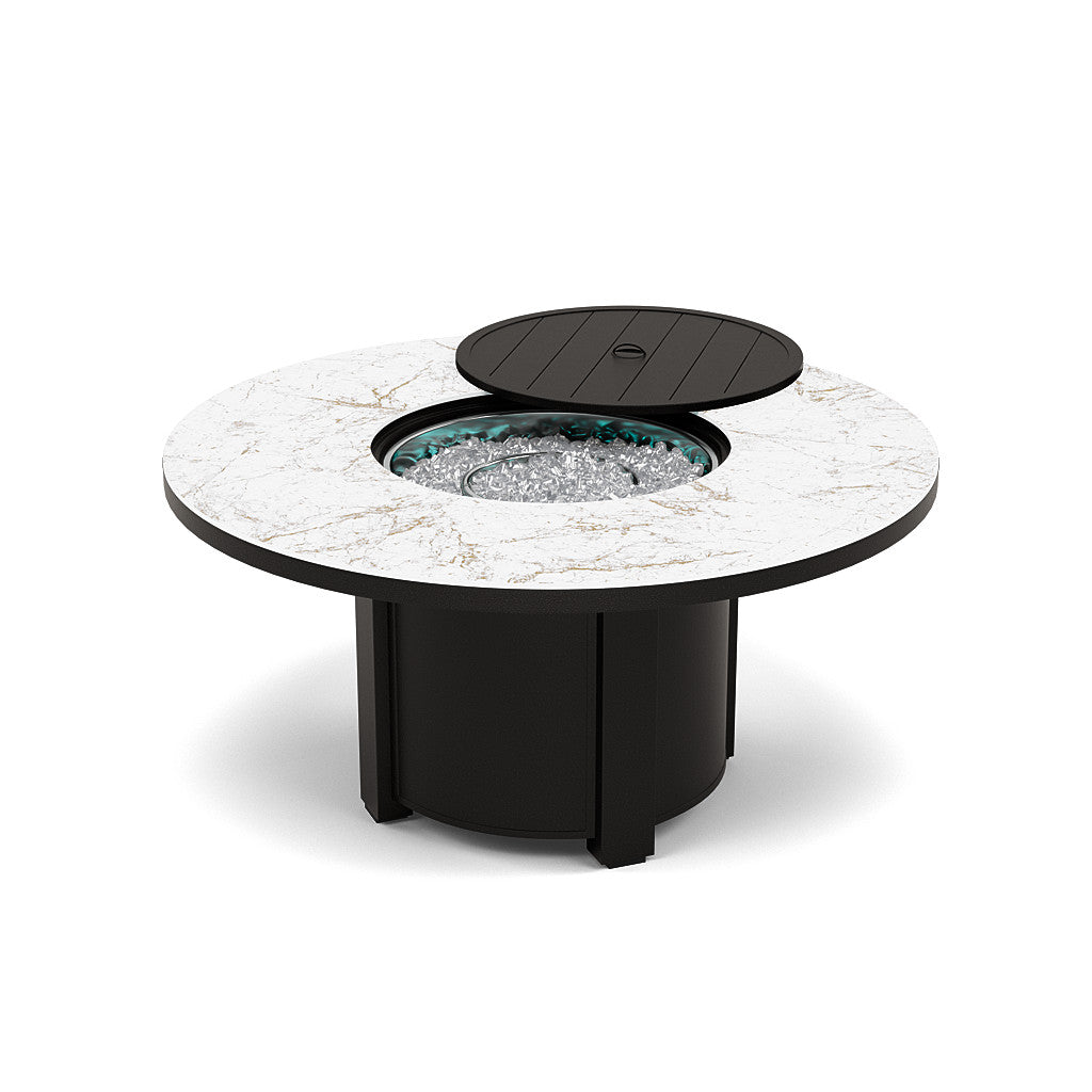 54" Round Chat Fire Pit Table - Multiple Colors and Top Patterns