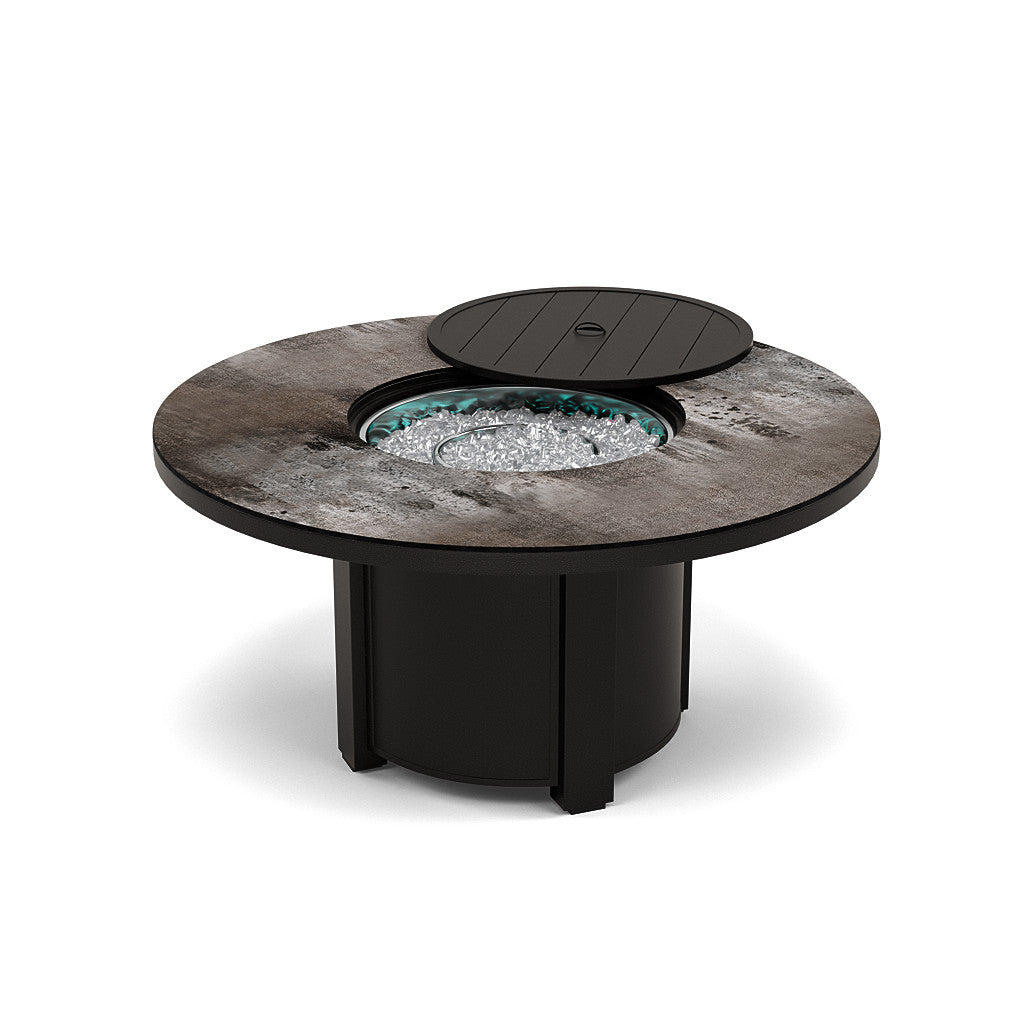 54" Round Chat Fire Pit Table - Multiple Colors and Top Patterns