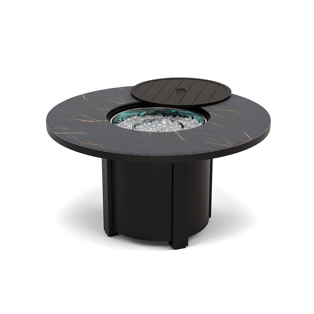 54" Round Dining Fire Pit Table - Multiple Colors and Top Patterns