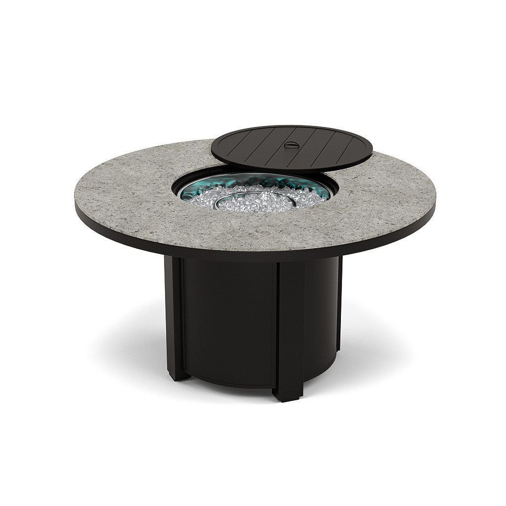 54" Round Dining Fire Pit Table - Multiple Colors and Top Patterns