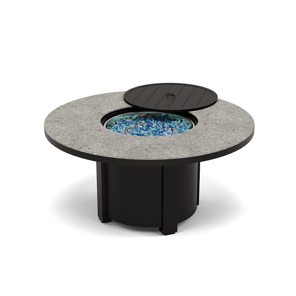 54" Round Chat Fire Pit Table - Multiple Colors and Top Patterns