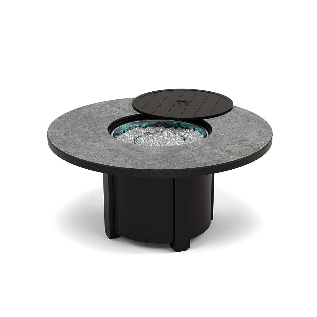 54" Round Chat Fire Pit Table - Multiple Colors and Top Patterns