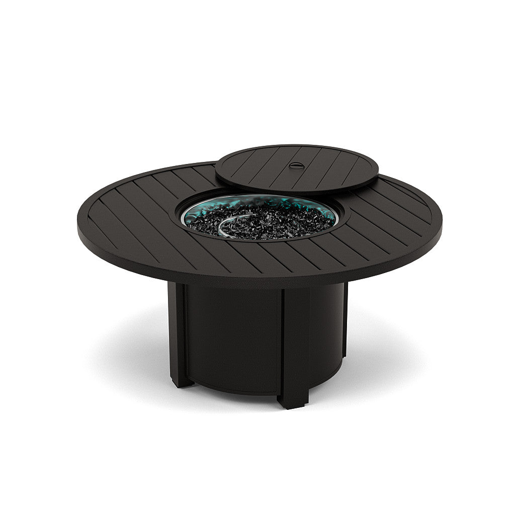 54" Round Chat Fire Pit Table - Multiple Colors and Top Patterns