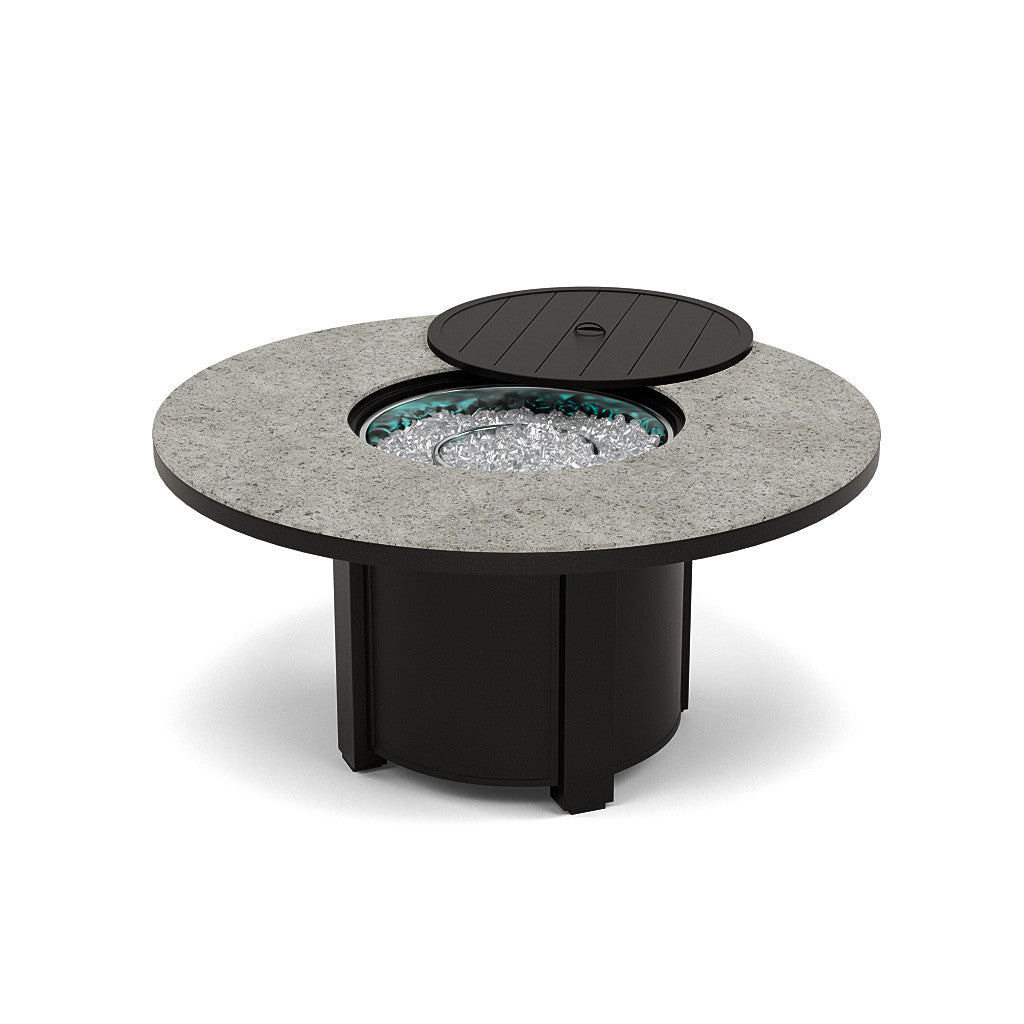 54" Round Chat Fire Pit Table - Multiple Colors and Top Patterns