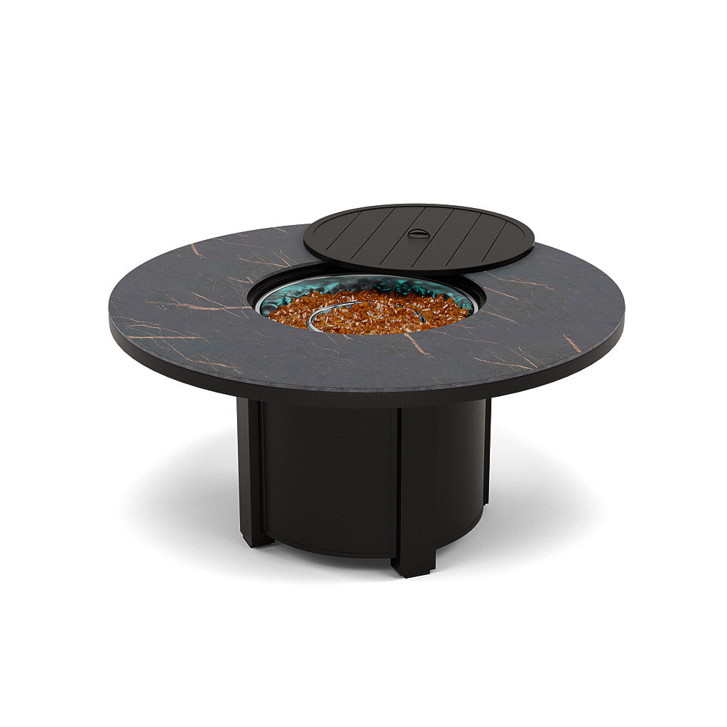 54" Round Chat Fire Pit Table - Multiple Colors and Top Patterns