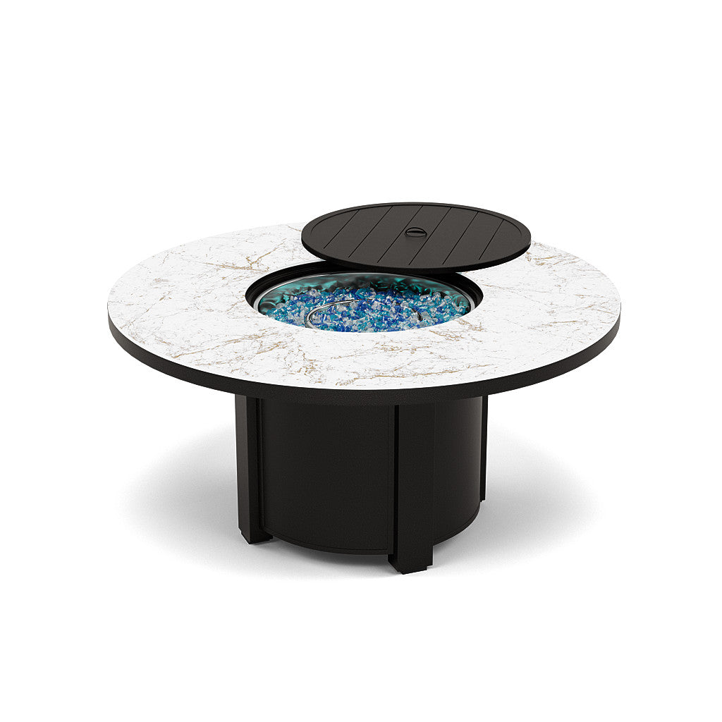 54" Round Chat Fire Pit Table - Multiple Colors and Top Patterns